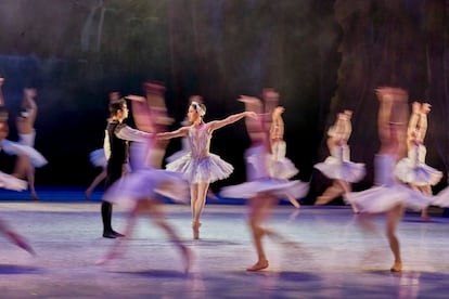 Función del 'Lago de los Cisnes', en el Palacio de Bellas Artes, en noviembre de 2024.