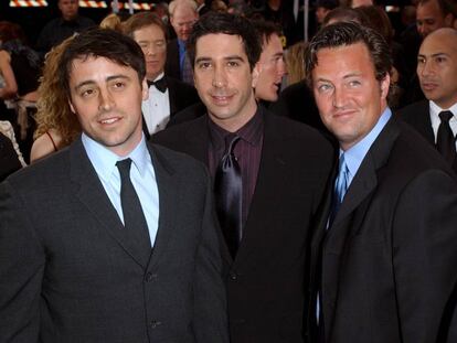 Tres de los protagonistas de &#039;Friends&#039;, Matt Le Blanc, David Schwimmer y Matthew Perry.