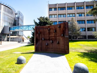 Sede central del Centro Nacional de Inteligencia (CNI) en Madrid, en abril de 2023.