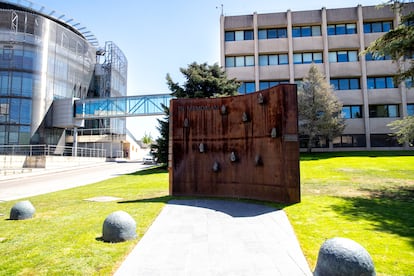 Sede central del Centro Nacional de Inteligencia (CNI), en Madrid, dirigido por Esperanza Casteleiro.