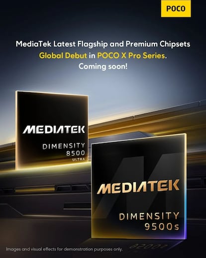 Procesador confirmado en los POCO X8 Pro