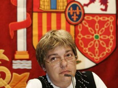 La concejal del PSOE, Susana León, jura su cargo como nueva alcaldesa de Ciempozuelos.