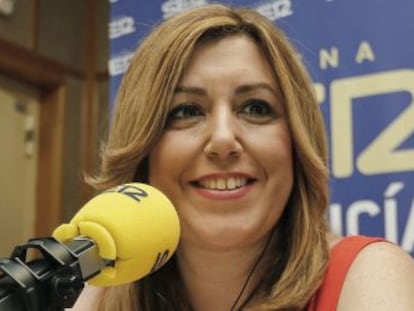 La presidenta de Andalucía critica la ambigüedad en la campaña socialista sobre los posibles pactos