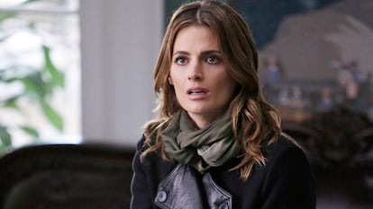 La actriz Stana Katić en su papel de Katherine Beckett para la serie 'Castle'.