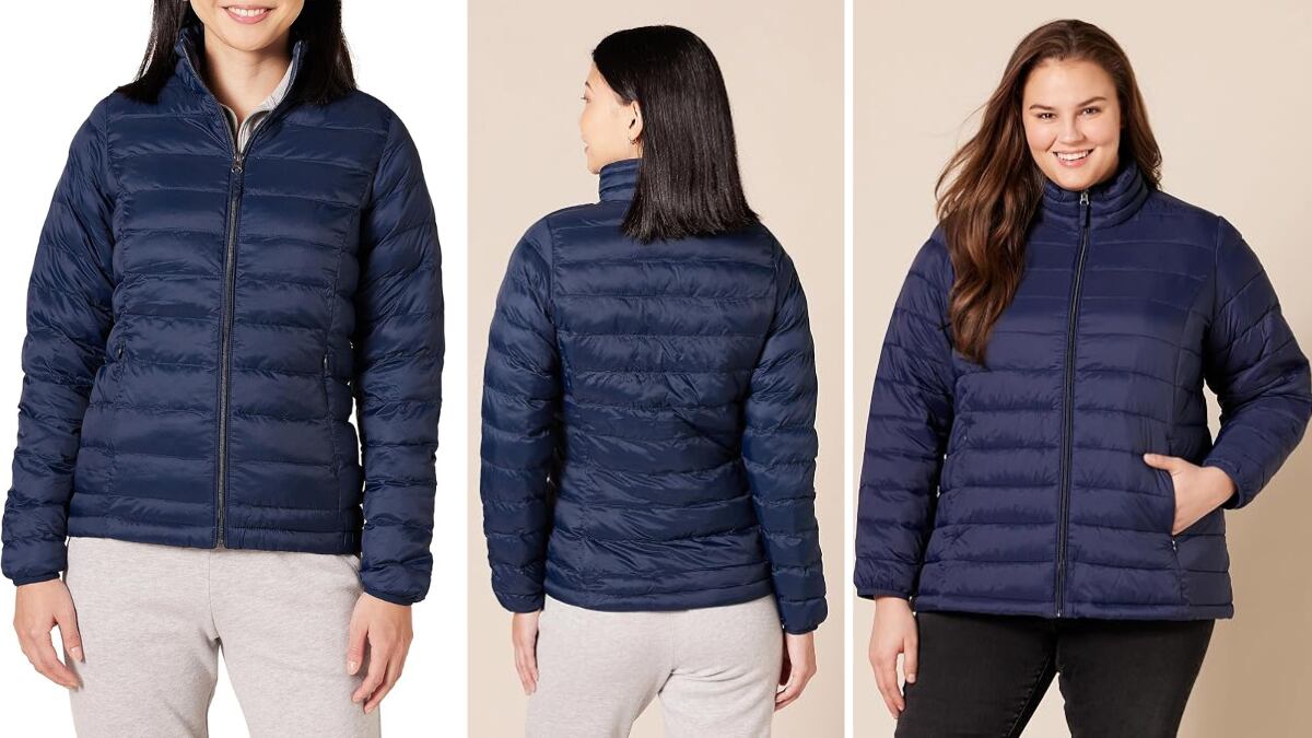 Chaqueta acolchada Amazon Essentials.