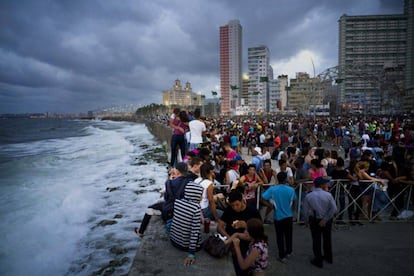 El p&uacute;blico de La Habana durante la actuaci&oacute;n de Major Lazer el pasado marzo.