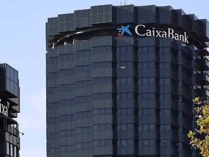 Torres de CaixaBank en Barcelona.