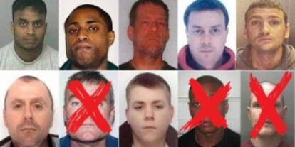 La lista de los 10 fugitivos británicos más buscados.