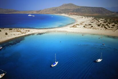 Greece, Peloponnese, Elafonisos, Mediterranean sea, Beach
