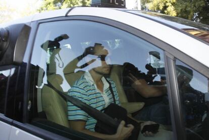 José Bretón, ayer entrando a la comisaría de Córdoba.