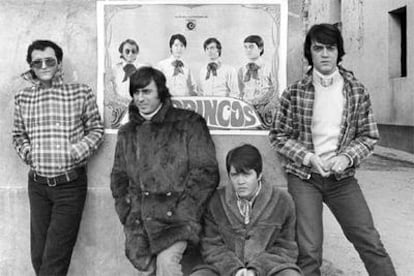 Los Brincos: Manuel González, Fernando Arbex, Ricky y Miguel Morales (de izquierda a derecha), en 1969.
