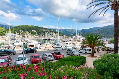 El puerto de Sóller, en Mallorca.