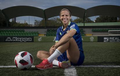 Marianela Szymanowski, en la ciudad deportiva del Betis.