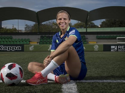 Marianela Szymanowski, en la ciudad deportiva del Betis.