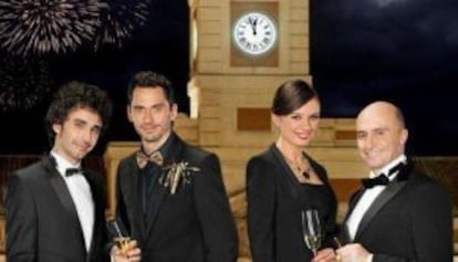 Cuatro de los actores protagonistas de la serie 'Aída' despedirán el año en Telecinco y Cuatro, ambas de Mediaset.