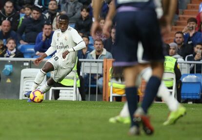 Vinicius Junior, en una jugada durante la segunda parte.