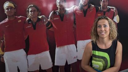 Spain’s new Davis Cup captain, Gala León.