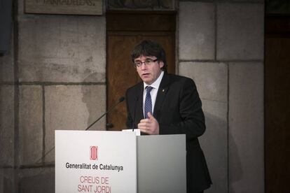 El president Carles Puigdemont.