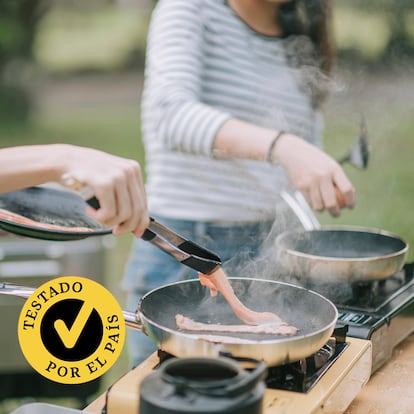 Artículo de EL PAÍS Escaparate sobre una comparativa acerca de hornillos eléctricos para camping.