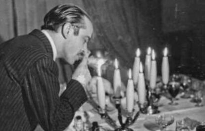 Agustí durant el Premi Nadal de l'any 1949.