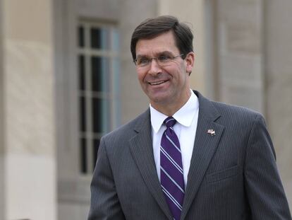 Mark Esper, nominado como nuevo secretario de Defensa por Donald Trump, en una imagen del pasado 8 de julio.