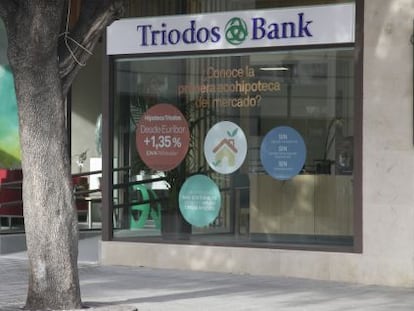 Una sucrusal de Triodos Bank.