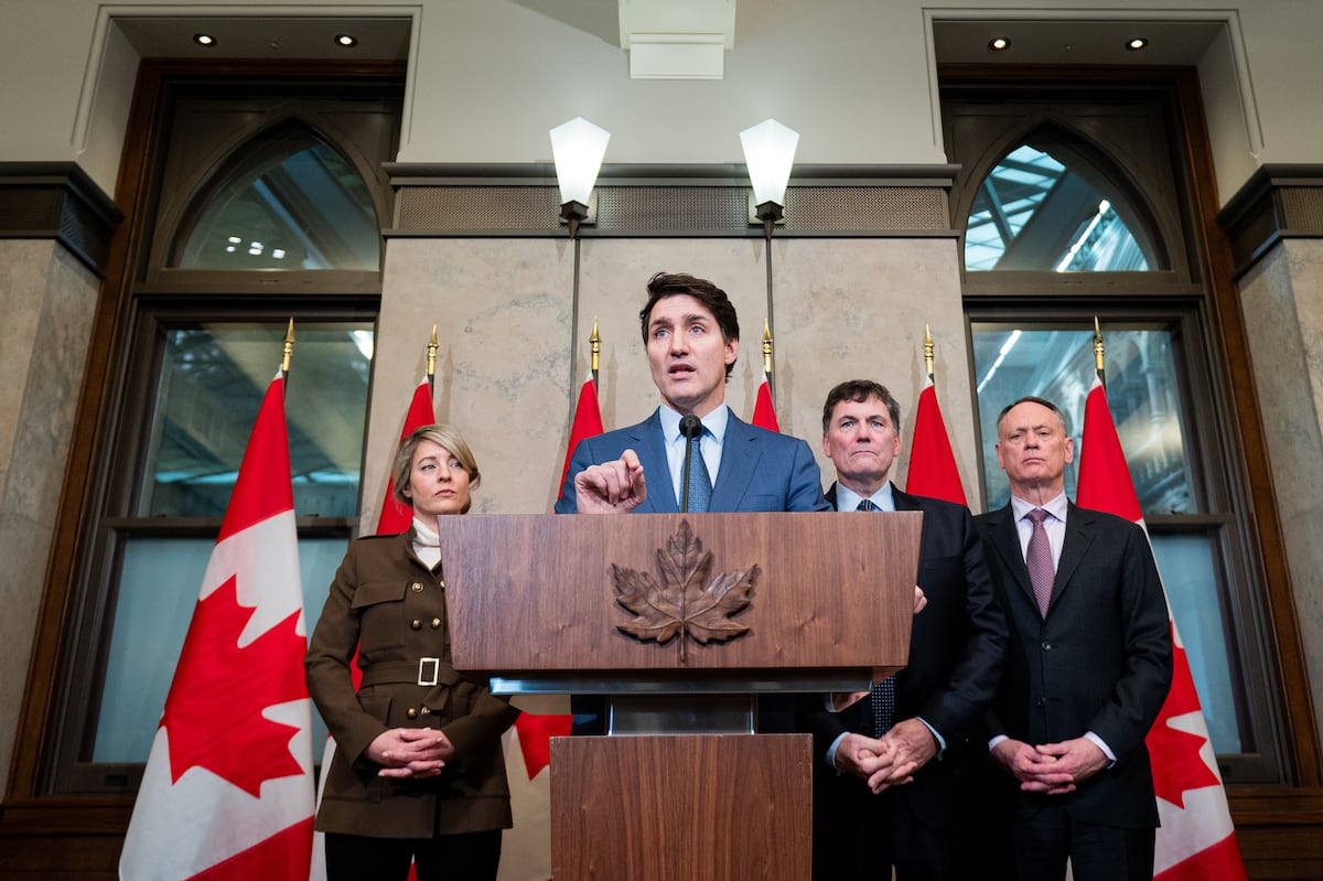 Trudeau responde a los aranceles de Donald Trump