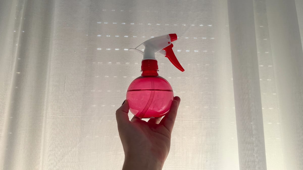 Pulverizador de agua que usé para refrescarme.