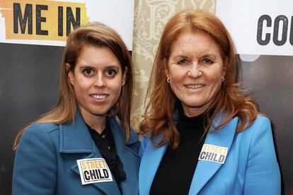 Sarah Ferguson, con su hija Beatriz.