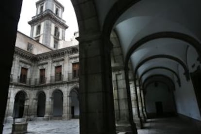 Claustro del Instituto de San Isidro, donde dio clase Machado.