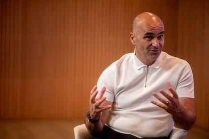 El seleccionador de Portugal, Roberto Martínez, fotografiado el miércoles en la ciudad del fútbol en Oeiras.