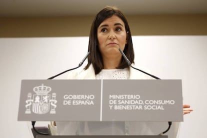 Spanish Health Minister Carmen Montón.