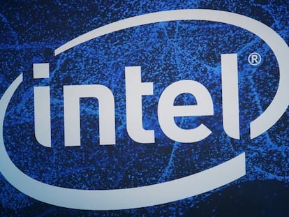 Logo de Intel. 