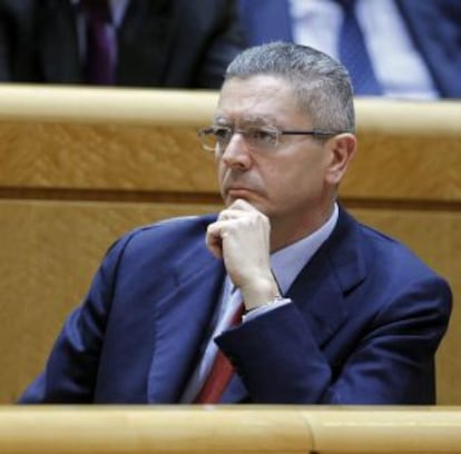 El ministro de Justicia, Alberto Ruiz-Gallardón.