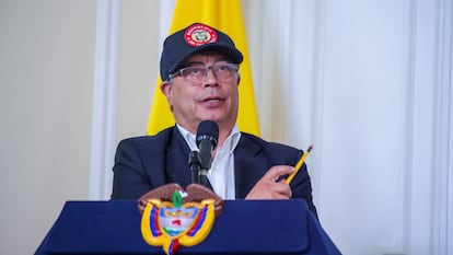Gustavo Petro en Bogotá, Colombia, el 14 de abril de 2024. 
