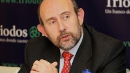 Esteban Barroso, fundador en Espa&ntilde;a de Triodos Bank y director general desde 2004.