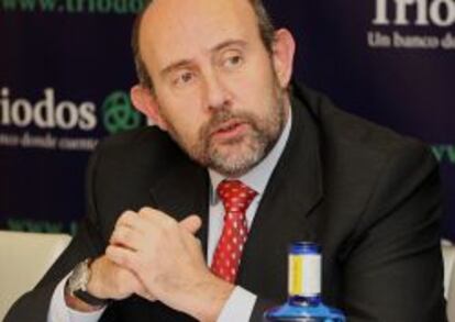 Esteban Barroso, fundador en Espa&ntilde;a de Triodos Bank y director general desde 2004.