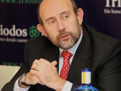 Esteban Barroso, fundador en Espa&ntilde;a de Triodos Bank y director general desde 2004.