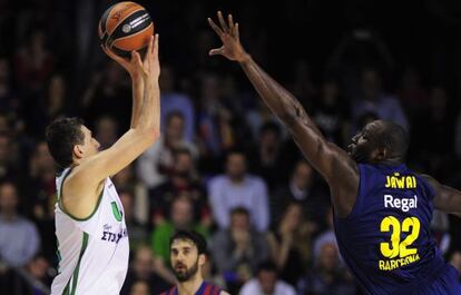 Tiro decisivo de Diamantidis, ante Jawai.