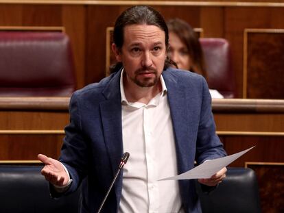 El exdirigente de Unidas Podemos y exvicepresidente del Gobierno, Pablo Iglesias, en una imagen de archivo.