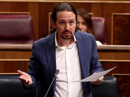 El exdirigente de Unidas Podemos y exvicepresidente del Gobierno, Pablo Iglesias, en una imagen de archivo.