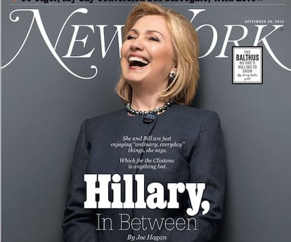 Portada de la revista 'New York', con la entrevista de Hillary Clinton.