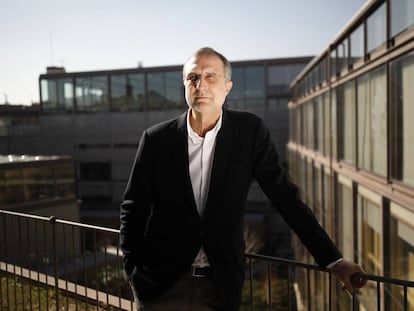 José María Ezquiaga, decano del Colegio de Arquitectos de Madrid (COAM), en la sede de la institución.  