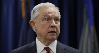 Jeff Sessions, nesta sexta-feira na Filadélfia.