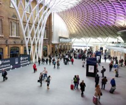 La estación de tren de King’s Cross, en Londres.