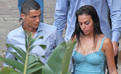 Cristiano Ronaldo y Georgina Rodrñiguez.