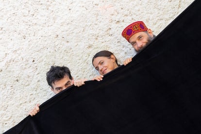Ricardo Giraldo, Valeria Luiselli y Leonardo Heiblum.