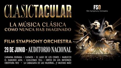 Cartel promocional del concierto 'Clasictacular' de la FSO.