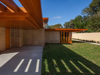 Vivienda proyectada por el arquitecto Frank Lloyd Wright para el Florida Southern College. 