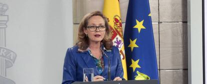 La vicepresidenta económica de España, Nadia Calviño.